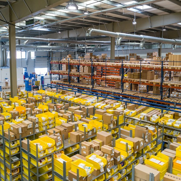 International shipping warehouse